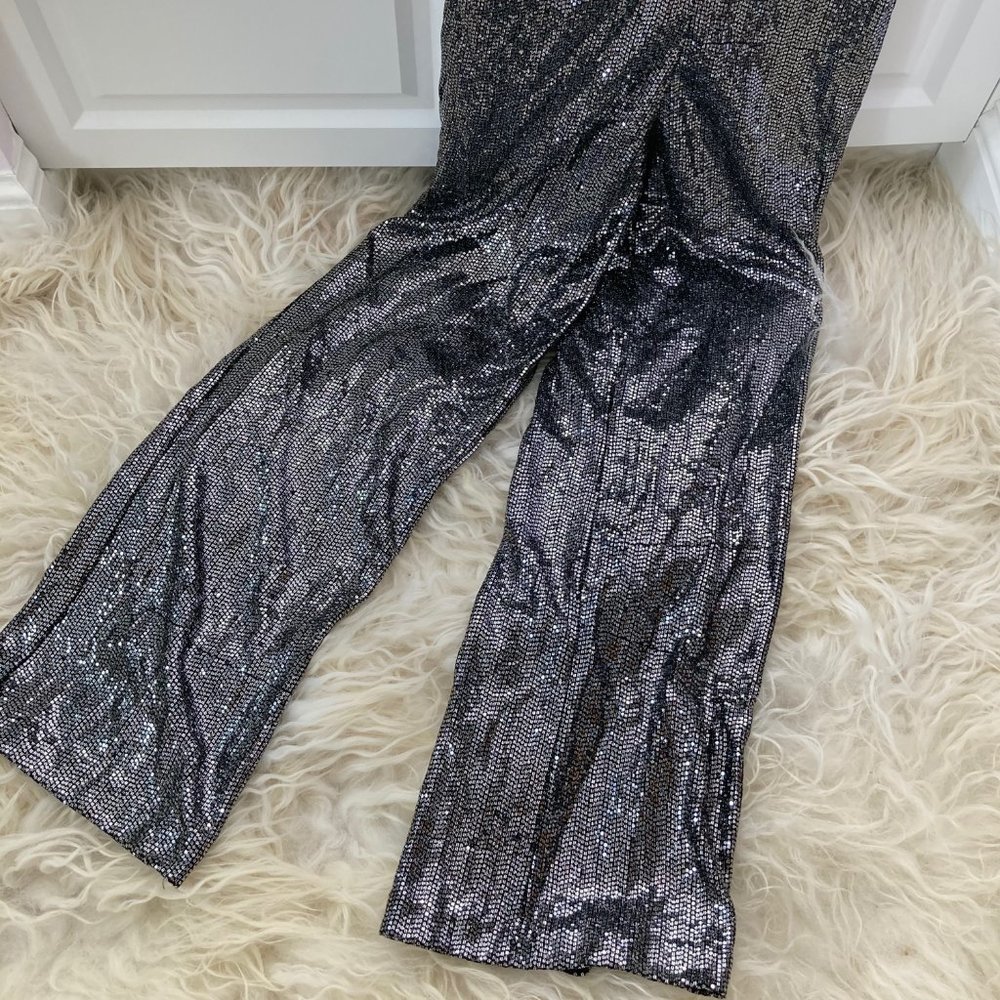 ELIZA J Embellished Wide Leg Jumpsuit - Picture 8 of 13